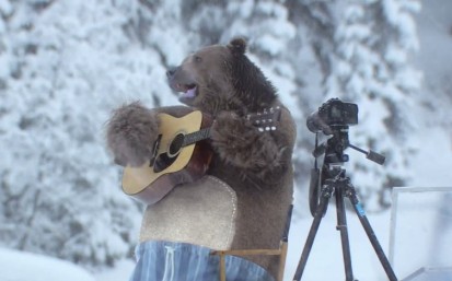 Huge Bear Surprises Crew on EcoBubble Photo Shoot in BC