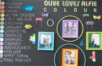 Olive loves Alfie paint