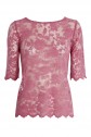 Pink Lace Top