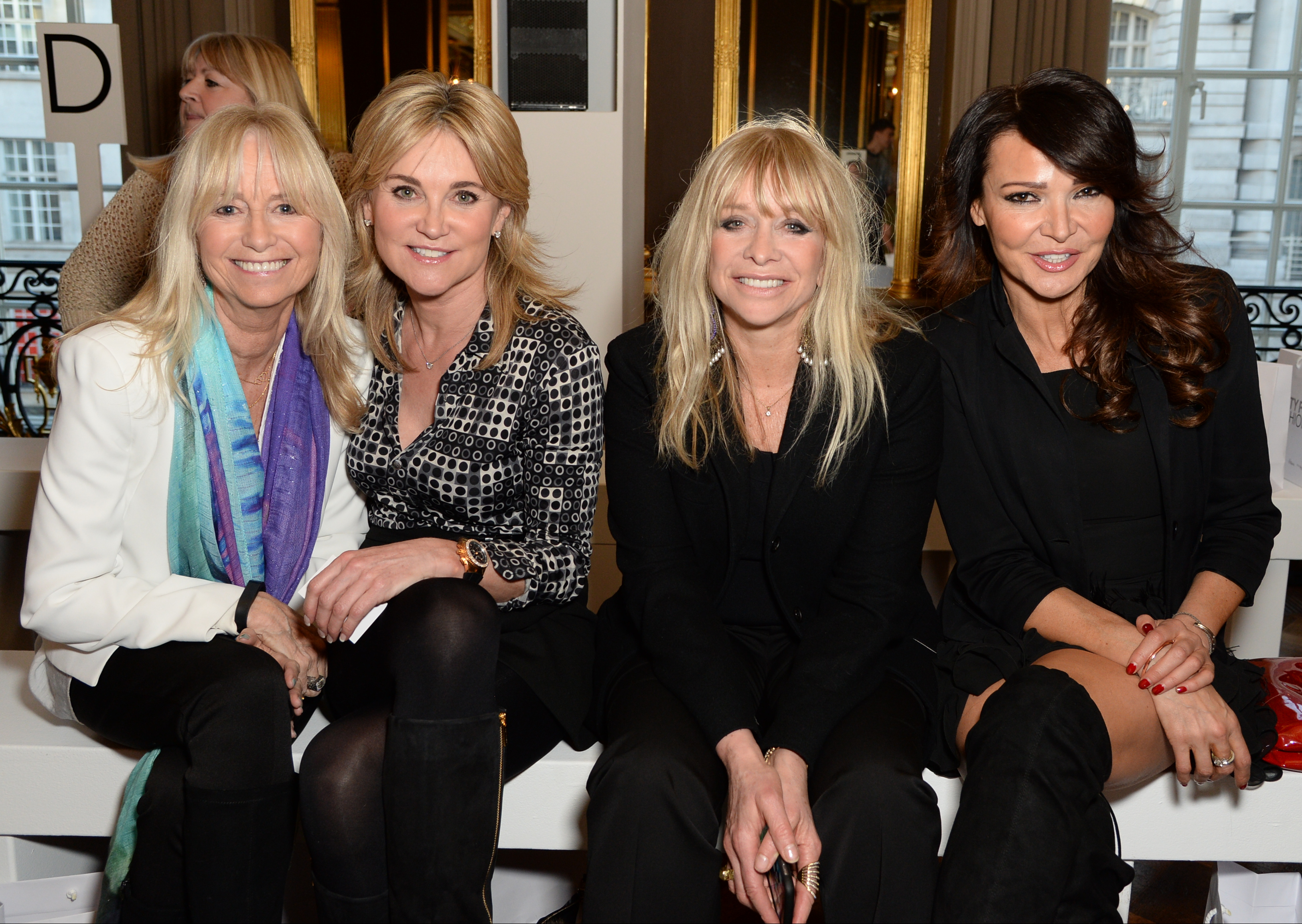 Susan George, Anthea Turner, Jo Wood and Lizzie Cundy