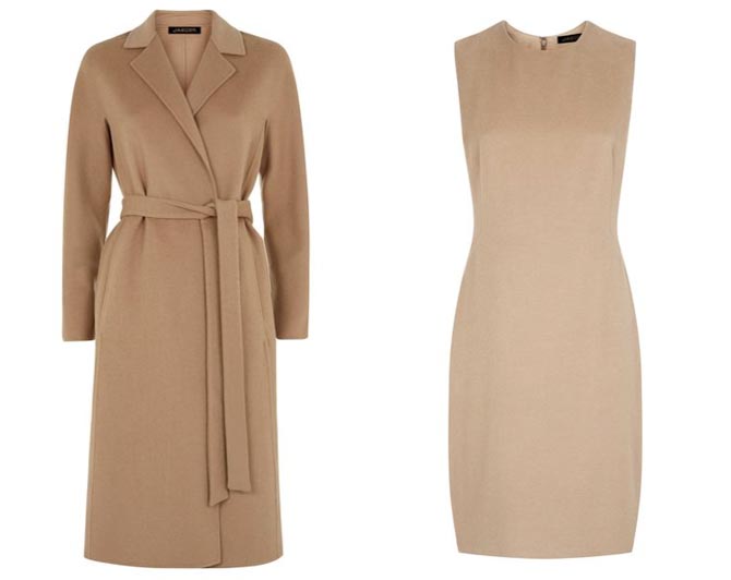 Jaeger double face wool cashmere coat and dress