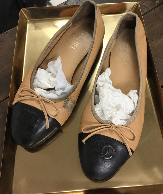 coco chanel ballet flats