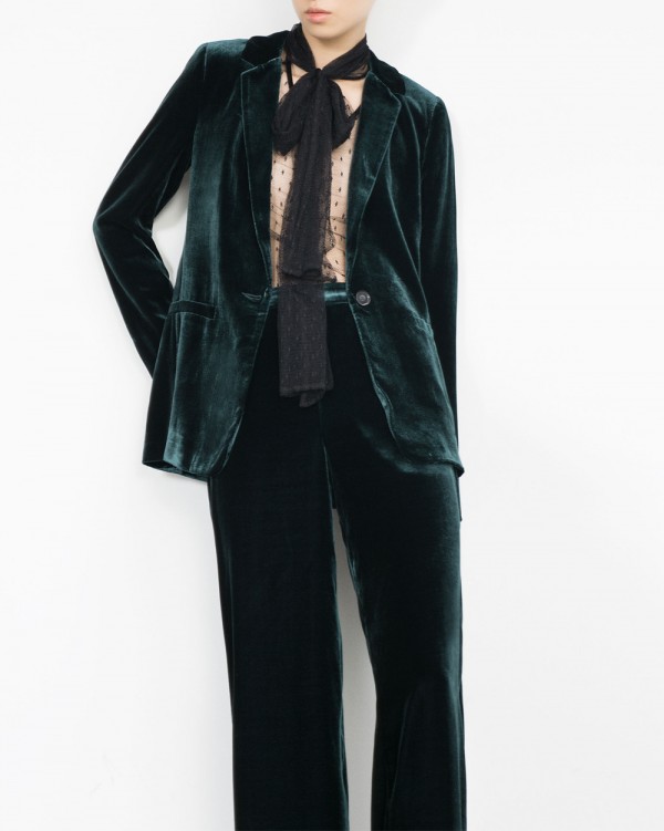 The Perfect Velvet Trouser Suit for the Christmas Season | The Womens Room